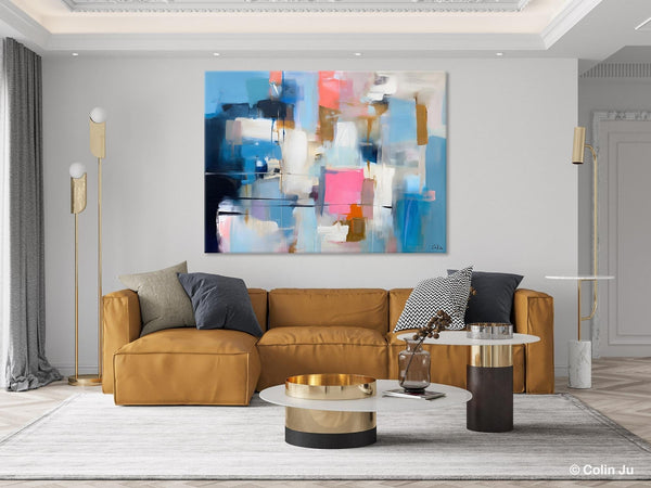 Large Wall Art Paintings, Simple Canvas Art, Contemporary Painting on Canvas, Original Canvas Wall Art for sale, Simple Abstract Paintings-ArtWorkCrafts.com