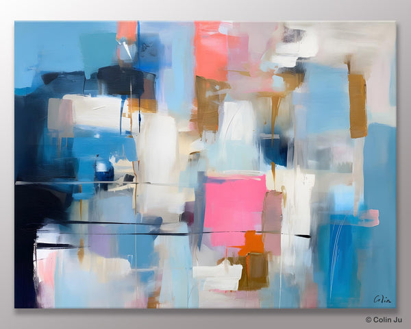 Large Wall Art Paintings, Simple Canvas Art, Contemporary Painting on Canvas, Original Canvas Wall Art for sale, Simple Abstract Paintings-ArtWorkCrafts.com