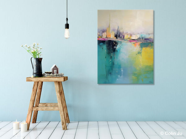 Large Wall Art Painting for Dining Room, Oversized Abstract Art Paintings,Original Canvas Artwork, Contemporary Acrylic Painting on Canvas-ArtWorkCrafts.com