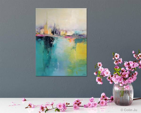 Large Wall Art Painting for Dining Room, Oversized Abstract Art Paintings,Original Canvas Artwork, Contemporary Acrylic Painting on Canvas-ArtWorkCrafts.com