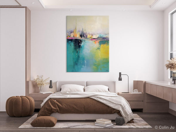 Large Wall Art Painting for Dining Room, Oversized Abstract Art Paintings,Original Canvas Artwork, Contemporary Acrylic Painting on Canvas-ArtWorkCrafts.com