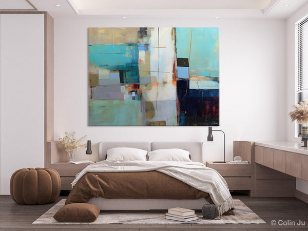 Hand Painted Original Canvas Wall Art, Large Canvas Art Painting for Bedroom, Huge Modern Abstract Paintings, Contemporary Acrylic Paintings-ArtWorkCrafts.com