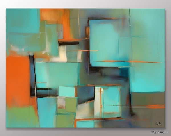 Large Canvas Art Painting for Bedroom, Huge Modern Abstract Paintings, Hand Painted Original Canvas Wall Art, Contemporary Acrylic Paintings-ArtWorkCrafts.com