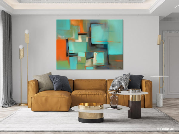 Large Canvas Art Painting for Bedroom, Huge Modern Abstract Paintings, Hand Painted Original Canvas Wall Art, Contemporary Acrylic Paintings-ArtWorkCrafts.com