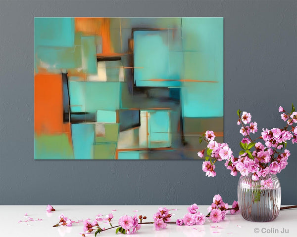 Large Canvas Art Painting for Bedroom, Huge Modern Abstract Paintings, Hand Painted Original Canvas Wall Art, Contemporary Acrylic Paintings-ArtWorkCrafts.com