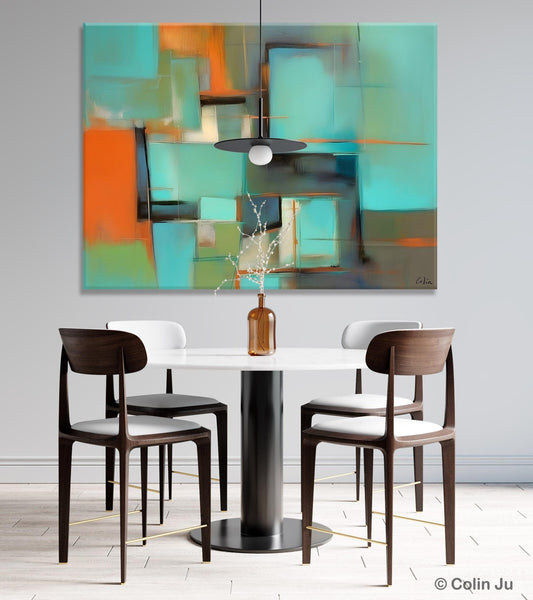 Large Canvas Art Painting for Bedroom, Huge Modern Abstract Paintings, Hand Painted Original Canvas Wall Art, Contemporary Acrylic Paintings-ArtWorkCrafts.com