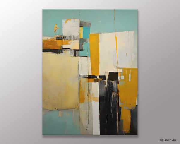 Large Modern Canvas Wall Art Paintings, Large Wall Art Paintings for Bedroom, Original Abstract Art, Hand Painted Acrylic Painting on Canvas-ArtWorkCrafts.com