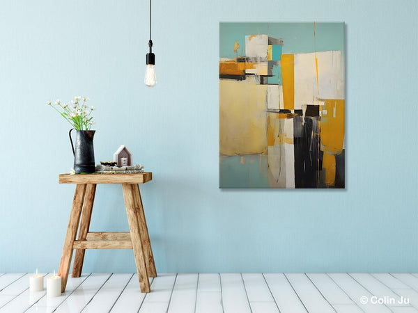 Large Modern Canvas Wall Art Paintings, Large Wall Art Paintings for Bedroom, Original Abstract Art, Hand Painted Acrylic Painting on Canvas-ArtWorkCrafts.com