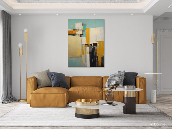 Large Modern Canvas Wall Art Paintings, Large Wall Art Paintings for Bedroom, Original Abstract Art, Hand Painted Acrylic Painting on Canvas-ArtWorkCrafts.com