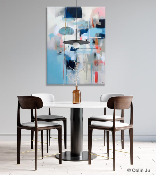 Large Wall Paintings for Bedroom, Contemporary Abstract Paintings on Canvas, Oversized Abstract Wall Art Paintings, Original Abstract Art-ArtWorkCrafts.com