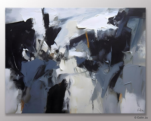 Simple Canvas Art, Contemporary Painting on Canvas, Extra Large Wall Art Paintings, Original Canvas Art for sale, Simple Abstract Paintings-ArtWorkCrafts.com