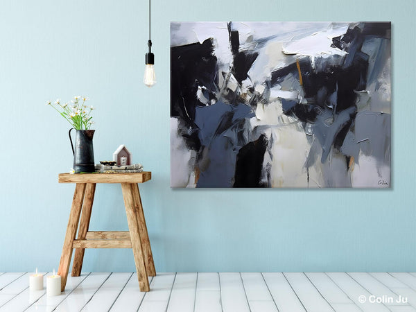 Simple Canvas Art, Contemporary Painting on Canvas, Extra Large Wall Art Paintings, Original Canvas Art for sale, Simple Abstract Paintings-ArtWorkCrafts.com