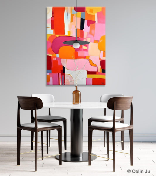 Large Modern Canvas Artwork, Original Wall Art Paintings, Large Paintings for Bedroom, Hand Painted Canvas Art, Acrylic Painting on Canvas-ArtWorkCrafts.com
