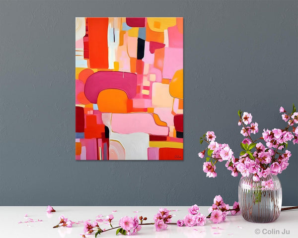 Large Modern Canvas Artwork, Original Wall Art Paintings, Large Paintings for Bedroom, Hand Painted Canvas Art, Acrylic Painting on Canvas-ArtWorkCrafts.com