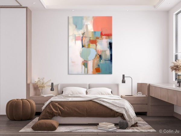 Large Modern Paintings, Original Abstract Canvas Art, Large Wall Painting for Bedroom, Hand Painted Canvas Art, Acrylic Painting on Canvas-ArtWorkCrafts.com