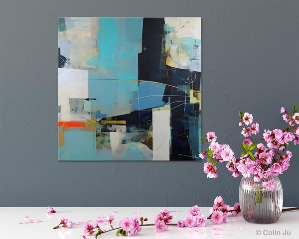 Original Abstract Wall Art, Contemporary Canvas Art, Simple Canvas Paintings, Large Abstract Art for Bedroom, Modern Acrylic Art for Sale-ArtWorkCrafts.com