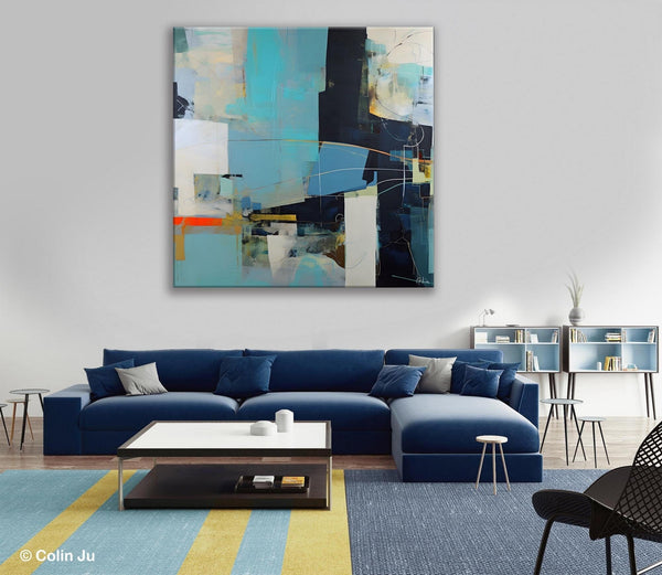 Original Abstract Wall Art, Contemporary Canvas Art, Simple Canvas Paintings, Large Abstract Art for Bedroom, Modern Acrylic Art for Sale-ArtWorkCrafts.com