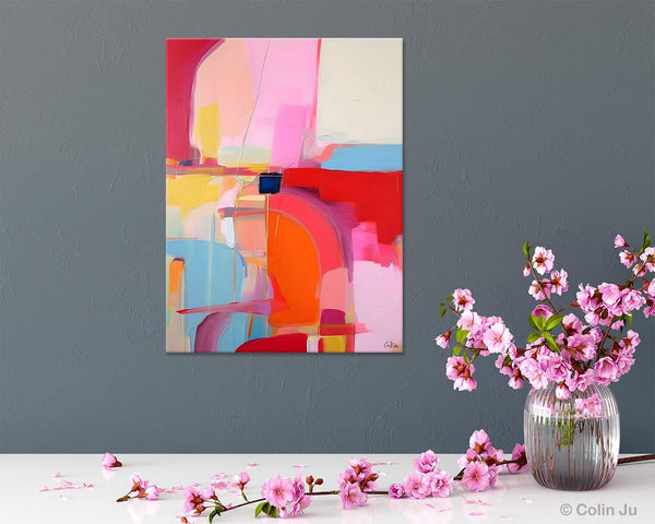 Contemporary Abstract Paintings on Canvas, Oversized Abstract Wall Art Paintings, Large Wall Paintings for Bedroom, Original Abstract Art-ArtWorkCrafts.com