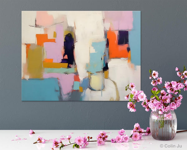 Oversized Abstract Wall Art Paintings, Large Wall Painting for Living Room, Contemporary Abstract Paintings on Canvas, Original Abstract Art-ArtWorkCrafts.com
