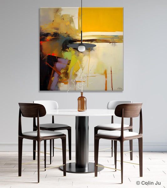 Large Abstract Art for Bedroom, Modern Acrylic Art, Modern Original Abstract Art, Simple Canvas Paintings for Sale, Contemporary Canvas Art-ArtWorkCrafts.com