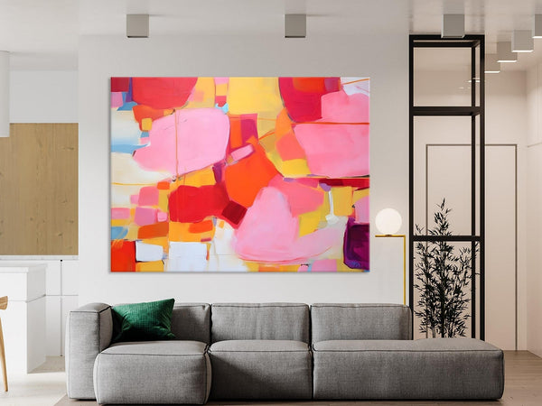 Original Modern Artwork, Large Wall Art Painting for Bedroom, Oversized Abstract Wall Art Paintings, Contemporary Acrylic Painting on Canvas-ArtWorkCrafts.com