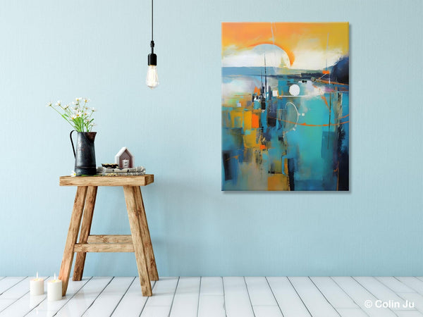 Extra Large Modern Canvas Art for Bedroom, Original Art Paintings, Large Paintings for Sale, Hand Painted Canvas Art, Acrylic Art on Canvas-ArtWorkCrafts.com