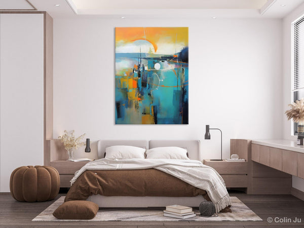 Extra Large Modern Canvas Art for Bedroom, Original Art Paintings, Large Paintings for Sale, Hand Painted Canvas Art, Acrylic Art on Canvas-ArtWorkCrafts.com