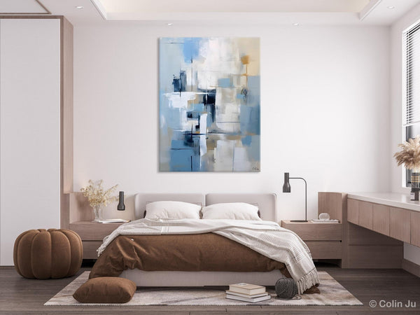 Hand Painted Acrylic Painting on Canvas, Large Modern Canvas Art, Original Abstract Art Paintings, Large Wall Art Painting for Dining Room-ArtWorkCrafts.com