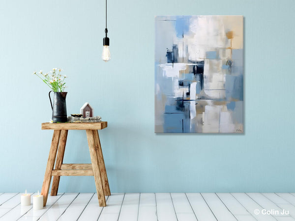 Hand Painted Acrylic Painting on Canvas, Large Modern Canvas Art, Original Abstract Art Paintings, Large Wall Art Painting for Dining Room-ArtWorkCrafts.com