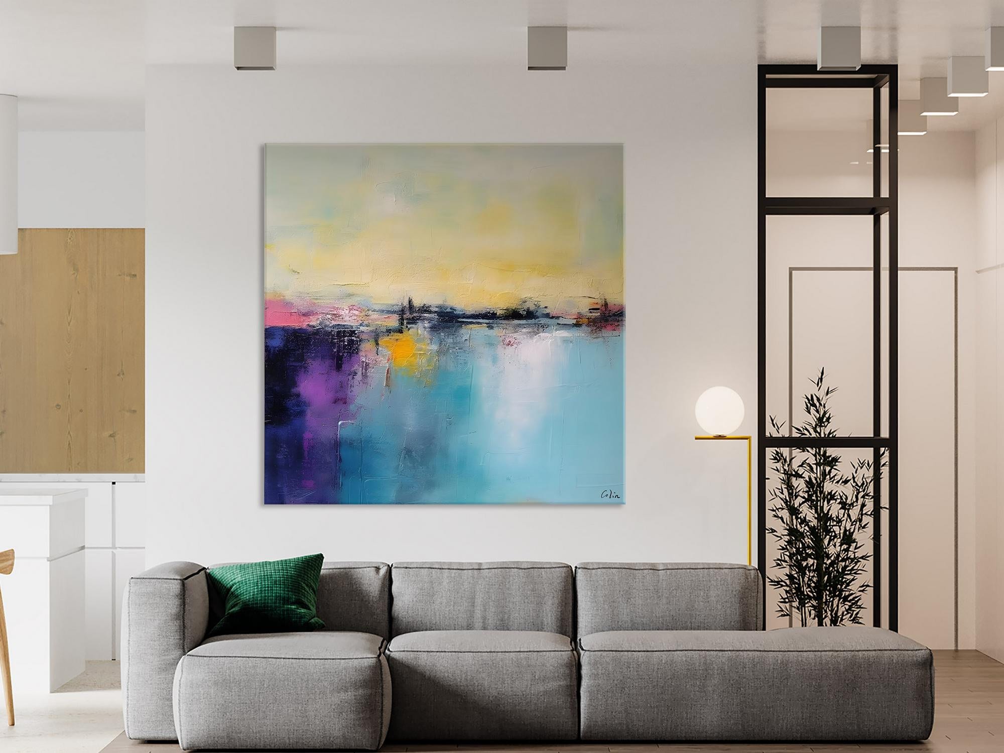 Original Abstract Wall Art, Simple Canvas Art, Large Canvas Paintings for Living Room, Large Abstract Artwork, Modern Acrylic Art for Sale-ArtWorkCrafts.com
