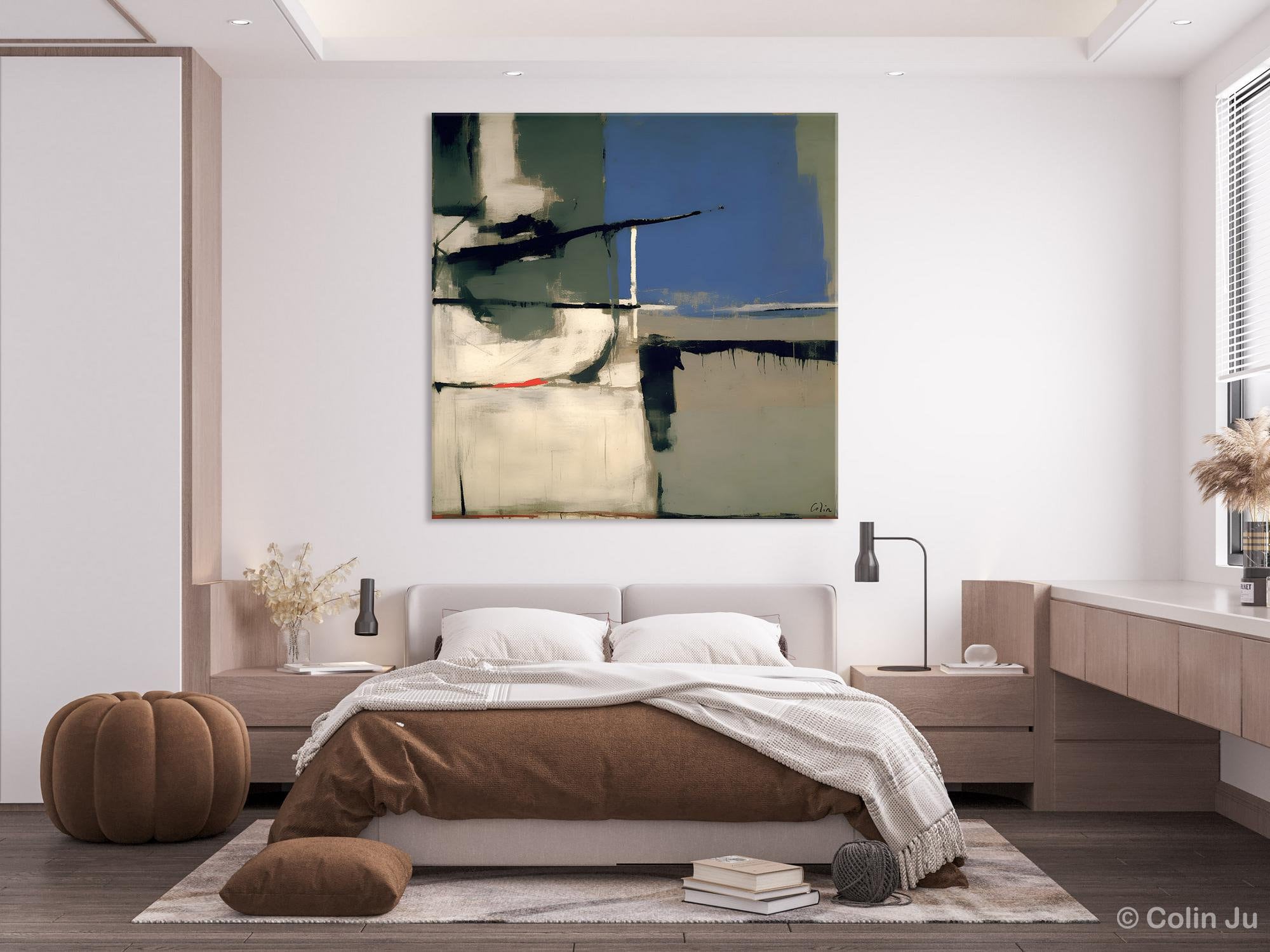 Original Abstract Art for Living Room, Contemporary Wall Art on Canvas, Extra Large Abstract Art for Bedroom, Modern Acrylic Art for Sale-ArtWorkCrafts.com