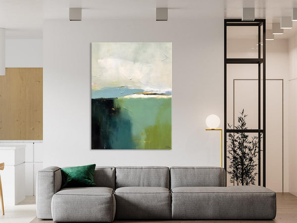 Simple Modern Wall Art, Oversized Contemporary Acrylic Paintings, Original Abstract Paintings, Extra Large Canvas Painting for Living Room-ArtWorkCrafts.com