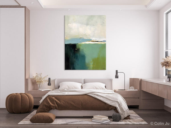 Simple Modern Wall Art, Oversized Contemporary Acrylic Paintings, Original Abstract Paintings, Extra Large Canvas Painting for Living Room-ArtWorkCrafts.com