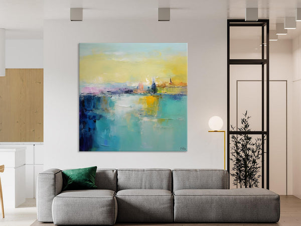 Modern Canvas Paintings, Contemporary Canvas Art, Original Modern Wall Art, Modern Acrylic Artwork, Large Abstract Painting for Bedroom-ArtWorkCrafts.com