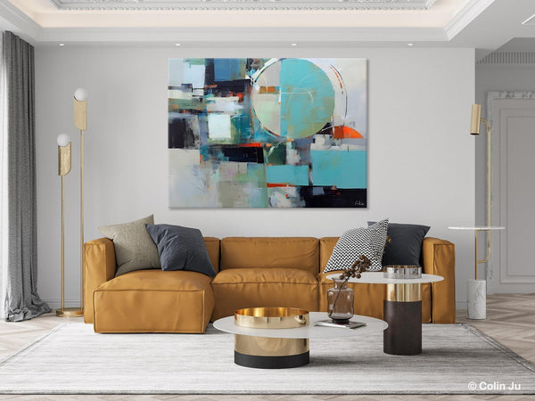 Extra Large Modern Canvas Paintings, Hand Painted Canvas Art, Large Original Wall Art Painting for Bedroom, Acrylic Paintings on Canvas-ArtWorkCrafts.com