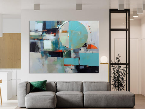 Extra Large Modern Canvas Paintings, Hand Painted Canvas Art, Large Original Wall Art Painting for Bedroom, Acrylic Paintings on Canvas-ArtWorkCrafts.com