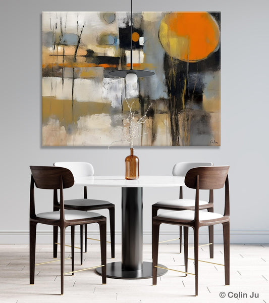 Large Wall Art Painting for Bedroom, Oversized Abstract Wall Art Paintings, Original Modern Artwork, Contemporary Acrylic Painting on Canvas-ArtWorkCrafts.com