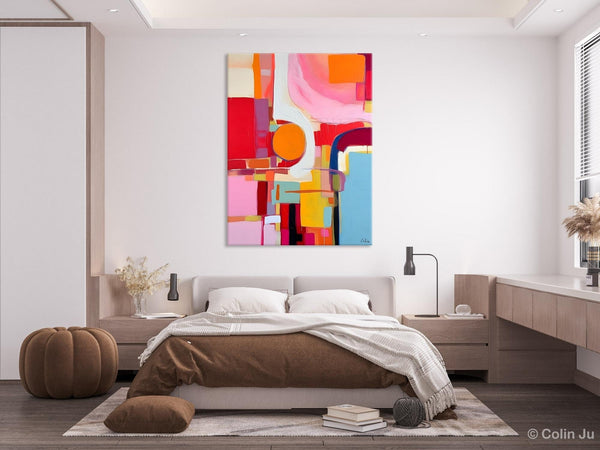 Simple Modern Wall Art, Oversized Contemporary Canvas Art, Original Abstract Paintings, Extra Large Acrylic Painting for Living Room-ArtWorkCrafts.com