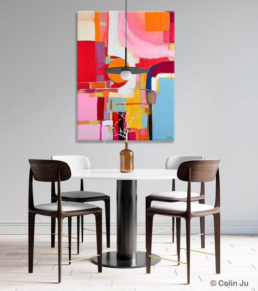 Simple Modern Wall Art, Oversized Contemporary Canvas Art, Original Abstract Paintings, Extra Large Acrylic Painting for Living Room-ArtWorkCrafts.com