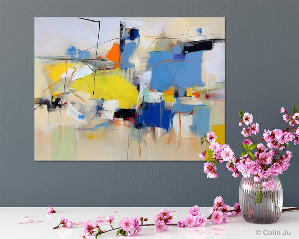 Large Canvas Art for Sale, Original Abstract Art Paintings, Hand Painted Canvas Art, Acrylic Painting on Canvas, Large Painting for Bedroom-ArtWorkCrafts.com