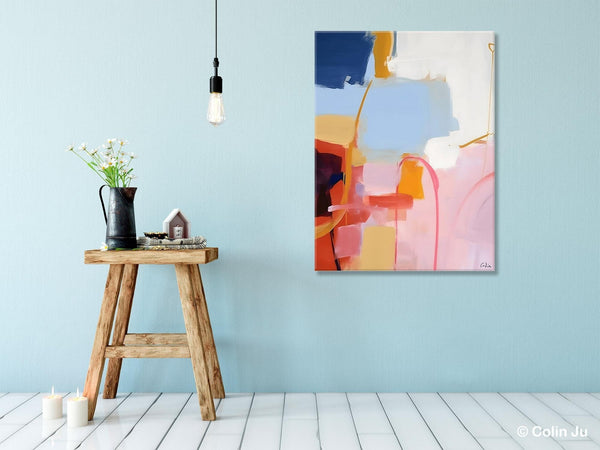 Contemporary Acrylic Painting on Canvas, Large Wall Art Painting for Bedroom, Original Canvas Art, Oversized Modern Abstract Wall Paintings-ArtWorkCrafts.com