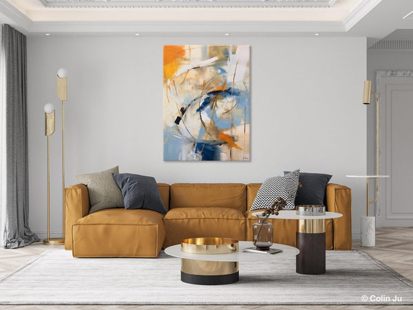 Modern Acrylic Paintings, Large Paintings for Living Room, Contemporary Wall Art Paintings, Hand Painted Canvas Art, Original Abstract Art-ArtWorkCrafts.com