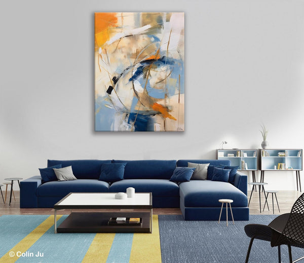 Modern Acrylic Paintings, Large Paintings for Living Room, Contemporary Wall Art Paintings, Hand Painted Canvas Art, Original Abstract Art-ArtWorkCrafts.com