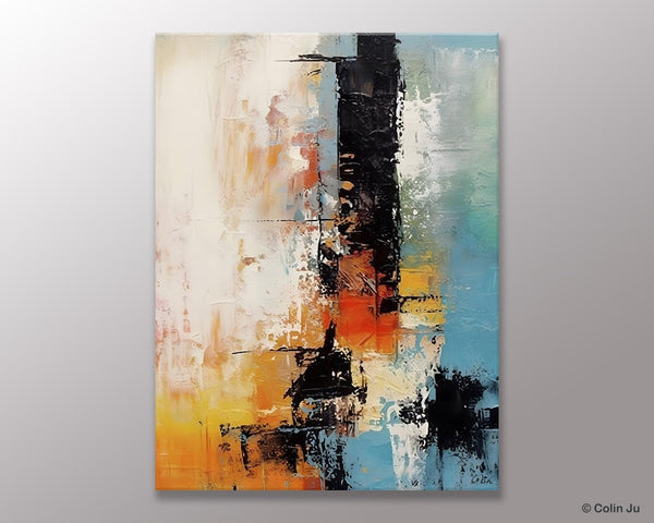 Contemporary Wall Art Paintings, Hand Painted Canvas Art, Original Abstract Art, Modern Acrylic Paintings, Large Paintings for Living Room-ArtWorkCrafts.com
