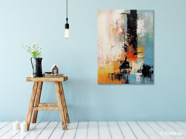 Contemporary Wall Art Paintings, Hand Painted Canvas Art, Original Abstract Art, Modern Acrylic Paintings, Large Paintings for Living Room-ArtWorkCrafts.com