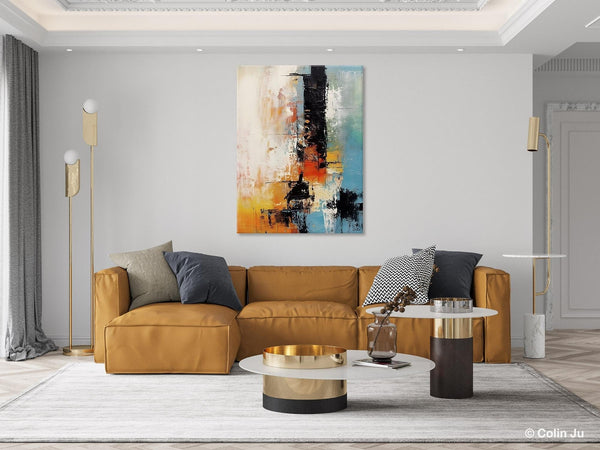 Contemporary Wall Art Paintings, Hand Painted Canvas Art, Original Abstract Art, Modern Acrylic Paintings, Large Paintings for Living Room-ArtWorkCrafts.com