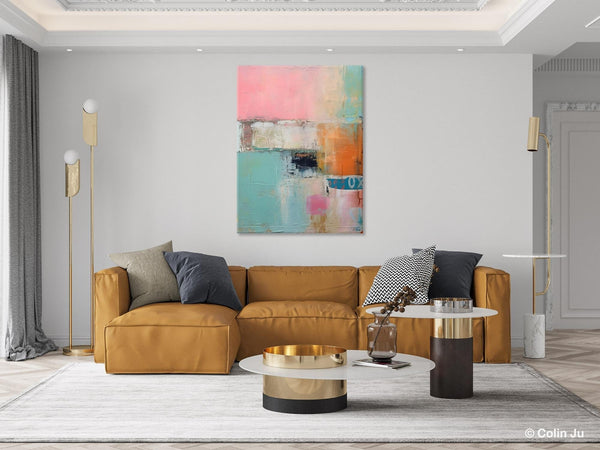 Canvas Paintings for Dining Room, Oversized Modern Wall Art, Acrylic Painting on Canvas, Contemporary Paintings, Original Abstract Paintings-ArtWorkCrafts.com