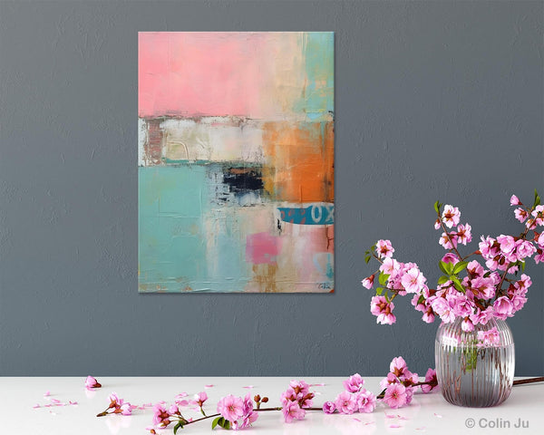 Canvas Paintings for Dining Room, Oversized Modern Wall Art, Acrylic Painting on Canvas, Contemporary Paintings, Original Abstract Paintings-ArtWorkCrafts.com