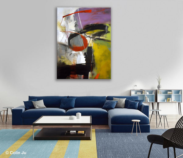 Large Original Artwork, Contemporary Acrylic Painting on Canvas, Large Wall Art Paintings for Living Room, Modern Canvas Art Paintings-ArtWorkCrafts.com