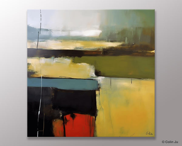 Large Abstract Painting for Bedroom, Original Modern Wall Art Paintings, Modern Acrylic Paintings, Huge Contemporary Canvas Paintings-ArtWorkCrafts.com